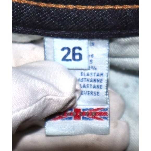 Hudson Jeans Dark Wash Bootcut 26 Clean Fit Street Classic Aesthetic - Picture 4 of 9